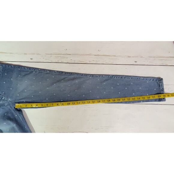 Guess Britney Jeans Womens Size 26 Blue Allover Print Leggings Low Denim - Picture 9 of 14